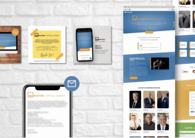 Conference Landing Page & Promotional Design